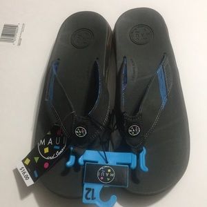 MAUI & SONS MENS SUMMER SLIPPERS SIZE 12 ⭐️⭐️⭐️⭐️⭐️
